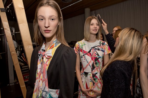 Franzi Muller launches P&G Future Fabrics Giles Deacon Show_1